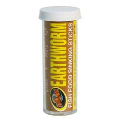 Zoo Med Laboratories Presents Zoo Earthworm Sticks .7oz Medium (Med) Sinking Food .70oz. Sinking Fish Food for Freshwater and Saltwater Fish. With Salmon & Stabilized Vitamin C. Contains all Essential Fatty Acids and Eight Amino Acids Required for Complete Nutrition. .70 Oz [32338]