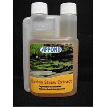 Aquarium Presents Aqprod Pond Barley Extract Ap Straw 16oz (Dosing Bottle). Appond Barley Straw Extract is an Organically Formulated Extract of Barley Straw to Help Promote Cleaner Clearer Water and Reduce Pond Maintenance. It has all of the Benefits of Bales of Barley Straw, but Starts to Work Instantly and without the Messy Clean Up! The Long Lasting Formula is Safe and Non-Toxic for Plants, Fish, and all Wildlife. One Ounce of Appond Barley Straw Extract Treats 750 Gallons on a Maintenance Basis. 16 Ounce [32642]
