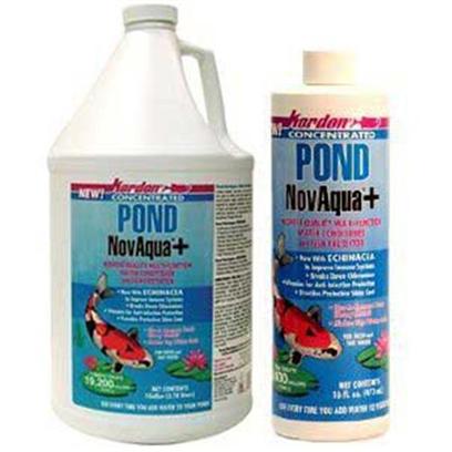 Kordon/Oasis Presents Kord Pond Novaqua Plus 16oz. Pond Novaqua+ is the New Generation of Novaquas, it is the Latest Stage of Technological Development in Water Conditioners for Aquariums. Pond Novaqua+ is the Most Effective of the Tap Water Conditioners for Benefiting Aquatic Life, but it Goes Far Beyond That. Pond Novaqua+ Provides, in a Single Product, Everything Necessary to Handle all of the Needs when Treating Tap Water for Aquatic Life (Except Nitrogen Compound Removal). For the Removal of Toxic Nitrogen Compounds Ammonia/Ammonium, Nitrites, Nitrates Use Kordon's Amquel+. Pond Novaqua+ is Recommended to be Used with Amquel+, with which it is Fully Compatible. [32693]