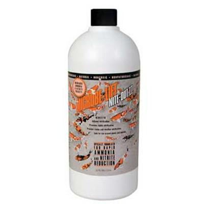 Ecological Labs (Microbe-Lift) Presents Mic Nite out Ii Nitrifing Bacteria 16oz. Specially Formulated for Rapid Ammonia & Nitrite Reduction Microbe-Lift/Nite-out Ii is Designed Specifically for Pond Waters that Contain Marine Life. Its Highly-Specialized Microbial Consortium of Nitrifying Cultures are Specially Formulated to Eliminate Ammonia Via a Natural Biological Process Termed Nitrification. The Cultures Contained in Microbe-Lift/Nite-out Ii will Establish, Promote or Stabilize and Maintain Nitrification in Pond Waters, Eliminating the Toxic Effect of Ammonia. Microbe-Lift/Nite-out Ii Liquid Nitrifying Bacteria Contains Select Strains of Nitrosomonas, Nitrospira and Nitrobacter. Nitrosomonas Convert Ammonia to Nitrite and Nitrobacter and Nitrospira Convert Nitrite to Nitrate. Microbe-Lift/Nite-out Ii Comprises Select Microorganisms that are Autotrophic-Able to Use Carbon Dioxide as the Sole Source of Carbon-and are Relatively Slow Growing, Requiring Specific Conditions for Optimum Growth with Typical Cell Division Rates from 8 to 16 Hours. Their Performance and Rate of Growth are Impacted by the Environmental Parameters Required for Nitrification. They are also Highly Oxygen-Sensitive, Requiring High Dissolved Oxygen Levels (Greater than 2 Mg/L) to Achieve Maximum Growth Rates. Nitrite is Produced by Beneficial Bacteria in the Pond and the Oxidation of Harmful Waste Ammonia Excreted by Fish. Even though Nitrite is not as Toxic as Ammonia, it is Still Very Damaging to the Health of Fish. Initiates Nitrification Promotes Stable Nitrification Provides Stable Cold Weather Nitrification Safe for Use Around Plants and Animals [32731]
