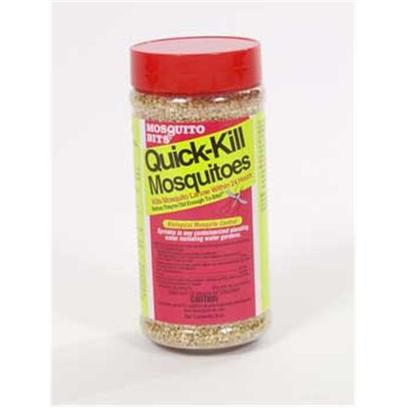 Summit Chemical Company Presents Summit Mosquito Bits 30oz. Mosquito Bits Quick Kill Mosquitoes. Simply Sprinkle in any Standing Water - Including Water Gardens and Mosquitoes are Gone Fast. Environmentally Sound Biological Mosquito Control. Kills Mosquitoes Within 24 Hours - Before they are Old Enough to Bite. Epa Registered in all 50 States. [32781]