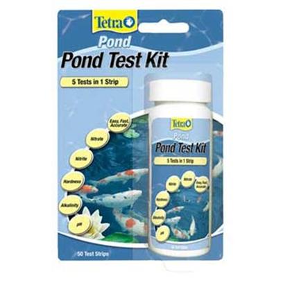 Tetra Usa Presents Tetra Pond Test Strip 5in1 50pk 5 in 1. Tests for Nitrate, Nitrite, Hardness, Alkalinity, and Ph. Easy, Fast and Accurate. [32823]