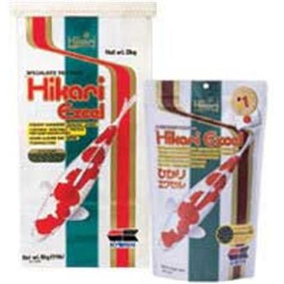 Hikari Usa Presents Hikari Excel 11lb. Floating Pellet that will not Cloud the Water Allows Easy Monitoring of Amount Eaten Helps Eliminate over-Feeding Reduces Water Quality Problems More Economical Color Enhancement High in Pure, Cultured Spirulina, a Natural Color Enhancer Rich in Vitamin E Derived from Select Wheat-Germ Promotes Rapid Color Enhancement Helps Develop Extraordinarily Glossy Appearance and Luster to the Skin Great for Use Prior to Showing Koi Contains Stabilized Vitamin C Promotes Resistance to Stress Promotes Resistance to Infectious Disease Promotes a Long, Healthy Life Premier Daily Diet Superior Nutrition Easily Digested and Assimilated Promotes Balanced Growth and Full Natural Potential [32837]