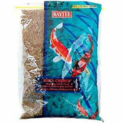 Kaytee Presents Kt Koi Choice Pellet Medium (Med) 3lb Bag-Medium. Comes in a Full Color Free Standing Resealable Bag. Economy Staple Food. Floating Pellet [32875]