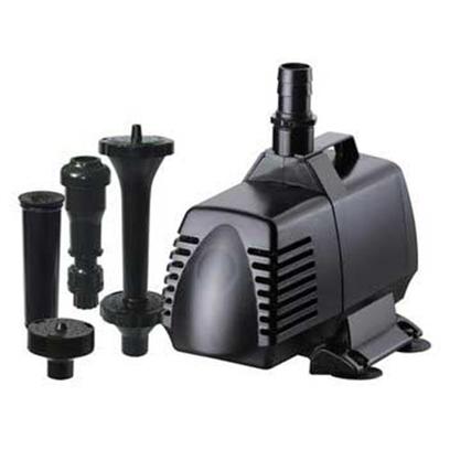 Hampton Water Gardens Presents Hampton Water Gardens (Hwg) Pump/Fountain Head Kit Hwgk1000 Pond Pump/Fountainhead 1000gph. Kits will Work Well with any Small to Medium Size Installation Energy Efficient Magnetic Drive Submersible Use only Variable Flow Control Debris Reducing Pre-Filter Fish Safe 1 Year Warranty Maximum Flow - 1630 Gph Maximum Pumping Height - 12.5' Includes Bell, Fleur de Lis, Double Fleur de Lis and Bubbler Fountainheads Power 115v, 60hz, 145 Watts 15' Power Cord with Grounded Plug Discharge 3/4" Barbed [33005]