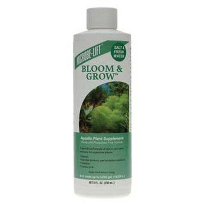 Ecological Labs (Microbe-Lift) Presents Mic Fw Bloom & Grow 8oz Aquarium. Aquatic Plant Supplement Saltwater & Freshwater Safe Nitrate and Phosphate -Free Formula a Specialized Formula of Micro and Macro Nutrients for Aquarium Plants Contains Essential Primary and Secondary Nutrients. Vitamins Amino Acids [33182]
