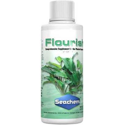 Seachem Laboratories Presents Seachem Flourish Plant Nutrients 500ml. Flourish™ is a Comprehensive Plant Supplement for the Natural Freshwater Aquarium. It Contains a Rich Assortment of Important Micro Elements, Trace Elements and Other Nutrients. These Include Calcium, Magnesium, Iron and Other Important Elements that have been Shown to be Beneficial to Aquatic Plants. View a Chart of Flourish™ Constituents and Signs of their Deficiency. For Macro Element (Npk) Fertilization, Use Flourish Nitrogen™, Flourish Phosphorus™ or Flourish Potassium™ as Needed. [33213]