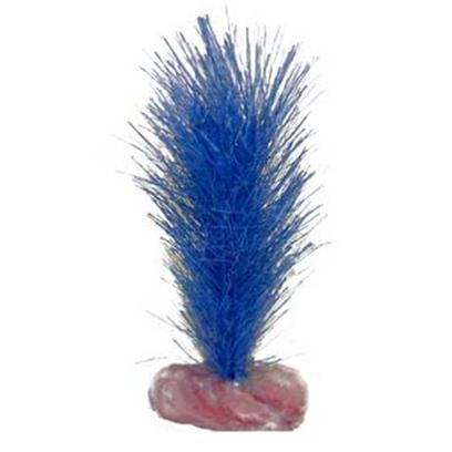 Blue Ribbon Presents Plant-Soft Foxtail (Blue) Mini. Br Colorburst Plant Mini 3.5 to 4" Tall - Soft Foxtail with Soft Silk-Style Leaves that Sway Naturally in Water. [33301]