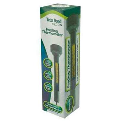 Tetra Usa Presents Tetra Pond Thermometer. Feed your Fish Based on Water Temperature. Color Coded Temperature Scale Shows when to Feed and which Food to Feed. Retrieval Cord Included. Size 7.5' Long [33496]