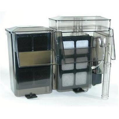 Supreme (Danner Inc) Presents Supreme (Danner Inc) (Sup) Skilter Power Filter 400 (400gph). Primary Filter - 30-100 Gallons Protein Skimmer -Up to 125 Gallons a Unique Combination of a Protein Skimmer and an Aerating Power Filter for Use in Fresh and Saltwater Auqariums Effective as Either a Primary or Supplemental Silter Along with its Operation as a Skimmer Venturi-Type Protein Skimmer Air is Injected into the Water Creating Millions of Very Fine Bubbles. Potentially Dangerous Protein Compounds and Toxins Adhere to the Bubbles Crating a Froth. Frothy Waste Pushes its Way Up into the Collection Tray where it can be Harmlessly Disposed Of. Powered by a Motor with a Single Moving Part - Energy Effiecient and Economical to Operate. Manufactured from High Impact Plastic, will Give Years of Trouble-Free Operation, Even in the Adverse Conditions which are Common to Saltwater Aquariums. Includes 2 Bio-Matrix Dual-Media Filter Cartridges. [33642]
