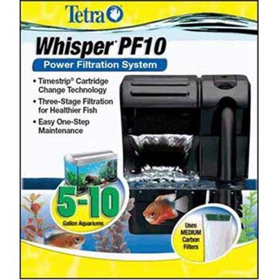 Tetra Usa Presents Tetra Whisper Power Filter Ex20. The New Upgraded Whisper Power Filter. Three-Stage Filtration for Healthier Fish. Retains Entry Level Price Point Due to Sensitivity on Small Aquariums. Hinged Lid for Improved Ergonomics / Ease of Use • Improved Compact Aesthetic Design Timestrip Indicators and Packaging Upgrade for 5 - 10 Gallon Aquariums [33648]