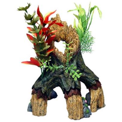 Blue Ribbon Presents Blue Ribbon (Br) Large (Lg) Floral Mangrove Tree Trunk (Large). Our Large Provides the Perfect Decorative Shelter for all Aquarium Fish and Reptiles Alike. Hand-Painted in Realistic Detail and Safe for all Aquariums.Large Swim-through Chambers. Durable Poly-Resin is Safe for Freshwater & Marine Aquariums. 10 X 9.5 X 12 1 [33951]