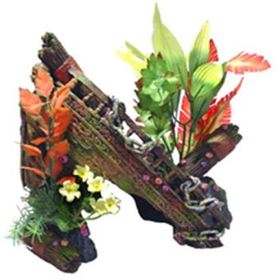 Blue Ribbon Presents Blue Ribbon (Br) Large (Lg) Floral Ship's Bow Resin Ornament-Large. Create a Mystical Seascpae with our Hand-Crafted Ship's Bow Floral and Ship's Stern Floral Ornaments. Hand-Painted in Realistic Colors and Safe for all Aquariums.Large Swim-through Chambers. Durable Poly-Resin is Safe for Freshwater & Marine Aquariums. 11 X 8 X 10.5 1 [33953]