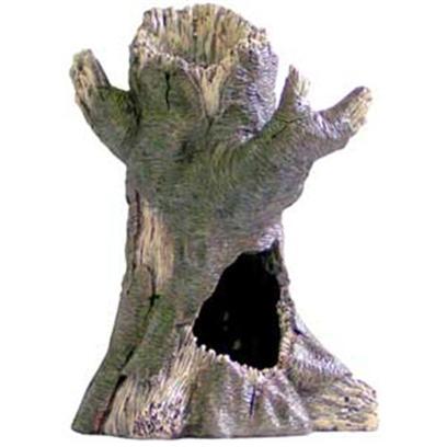 Aquatic Creations Presents Zan Ornament-Tree Trunk 1 Medium (Md) Resin. Tree Trunk 1 is an Excellent Shelter for Fish. It's Hollow Design and Minute Details Down to the Tree Fibers are Exemplary. The Tan and Grey Colors will Highlight your Fish. 9.8" X 9.8" X 14.4" [34179]