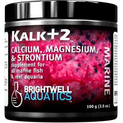 Brightwell Aquatics Presents Brightwell Aquatics (Bwell) Kalk+2 Dry 15.9oz/450gm. The Calcium-Bearing Component of a Two-Part Method for Dosing Calcium and Carbonates (the Substances Largely Responsible for Increasing Alkalinity ('Buffering Capacity')in the Same Ratio as that Found in Natural Seawater. Ionically-Balanced with Respect to Natural Seawater Concentrations of Calcium and Carbonates when Used in Equal Amounts with Reef Code B. Benefits Reef-Building Organisms Such as Corals, Clams, Calcareous Algae, Etc. Simplifies Calcium and Alkalinity Maintenance. Stronger than Most Competing Products. Contains no Phosphate, Silicate, or Organic Material. Formulated by a Marine Scientist. [34281]