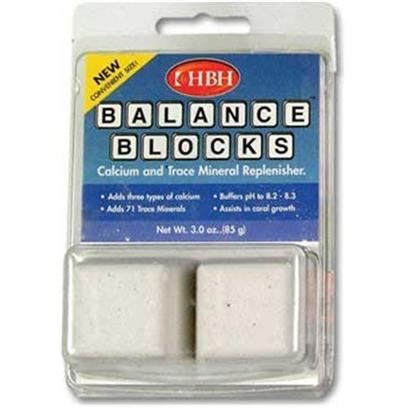 Hb.H. Enterprises Presents Hbh Balance Blocks 16 Pack (Carded). Balance Blocks Stabilize Ph Levels of Salt Water and Reef Aquariums to Match Those of the Ocean. Balance Blocks Slowly Dissolve, Releasing Calcium and 71 Vital Trace Minerals for Use by Fish and Other Organisms Present in Reef Aquariums [34371]