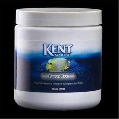 Kent Marine Presents Kent Marine (Kent) Maximum Power Phosphate Phos 150gm. Kent Marine Power-Phos is the Most Effective Means of Removing Phosphate and Silicate from Aquarium Water. More Efficient than Similar Dry Media and will not Release Phosphate or Silicate Back in the Water when Exhausted. [34421]