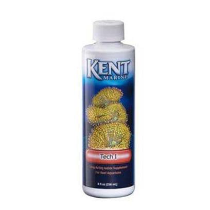 Kent Marine Presents Kent Marine (Kent) Tech Iodine 64oz (1/2gallon). Kent Marine Tech•I is the Most Significant Breakthrough in Marine Additive Technology in the Last Five Years! Although Present in Salt Mixes, Iodine is Rapidly Used Up in the System, and Removed through Protein Skimming, Ozone and Filtration. Whereas Other Iodine Supplements only Last a Few Days, Tech•I Iodine Supplement Provides Iodine in a Unique Triple Release System for Sustained Availability to Invertebrates over Weeks of Time • Provides Free Iodine, Iodide and Timed Release Iodide • Hobbyists Report Reproduction in Corals that have not Previously Reproduced and Increased Growth Rates in Sensitive Hard and Soft Corals. • Keeping Xenia is Much Easier • Corals Open Fuller and Grow Faster than Ever Before!• Assists Hard Corals and Helps Prevent Bleaching! Kent Marine Tech•I is an Exciting Product! It will Revolutionize the Keeping of Difficult Marine Invertebrates! Considerations for Use Tech•I Provides Free Iodine and Iodide Immediately, and a Timed Release System which Continues to Provide Available Iodide over Many Weeks. Test Kits will not Read the Timed Release Iodide, and may not Register the Free Iodine. Do not Exceed the Recommended Dosage without Testing, and do not Exceed Seawater Level of Either Iodine or Iodide if Measuring with a Kit. Carefully Observe Animals while Using. If Negative Reactions are Noted, Discontinue Use, and Resume a Week Later at Half Dose. (Actually Iodine/Iodide Testing is Unnecessary, just Dose as Directed). If you Plan to Use Tech•I Iodine Supplement while Ozone is in Use, be Careful. The Ozone can Release all of the Iodine in Tech•I at Once, so Carefully Observe your Animals on a Daily Basis, and Discontinue Use, if Necessary. Tech•I is Designed for Use by Experienced Hobbyists, who are Able to Judge Negative Reactions by Inhabitants. If you are Inexperienced or Use Ozone, and you Want to be Totally Safe, Use Concentrated Iodine Supplement Instead of this Product! Kent Marine Essential Elements and Coral-Vite should be Used Simultaneously with the Tech I to Replace Those Minerals Lost in Protein Skimming and Filtration and Used Up by Corals and Other Invertebrates. Calcium should be Added Via Kalkwasser Mix, Concentrated Liquid Calcium or Turbo Calcium. Tanks with Heavy Coral Populations Require Additional Strontium to that which is in the Coral-Vite. Use Strontium & Molybdenum Supplement or Turbo Strontium for This. Macro Algae will Require the Iron Supplement, as Well. Live Corals Require Strong Lighting of Proper Spectrum and Immaculately Clean Systems. Regular Water Changes are Encouraged. Use Kent Marine Superbuffer-Dkh to Control Alkalinity and Prevent Ph Swings. [34460]