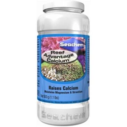 Seachem Laboratories Presents Seachem Reef Advantage Calcium 1 Kilogram. Reef Advantage Calcium Supplement -- 500 G. Reef Advantage Calcium is a Non-Caustic (Ph 8.38.6) Optimized Blend of Ionic Calcium Designed to Restore and Maintain Calcium to Levels Found in Natural Seawater. Calcium and Carbonates are Essential to all Coral Growth. If Either Becomes Deficient, Coral Growth will Cease, Followed by a Rapid Decline in Coral Health. Reef Advantage Calcium also Includes Magnesium and Strontium in Amounts Proportionate to Typical Utilization Ratios (10050.1, Camgsr). This Allows One to Maintain these Two Important Elements while Maintaining Calcium. Unlike Limewater (Kalkwasser), Reef Advantage Calcium does not have a Caustic Ph and will not Deplete Magnesium. [34525]