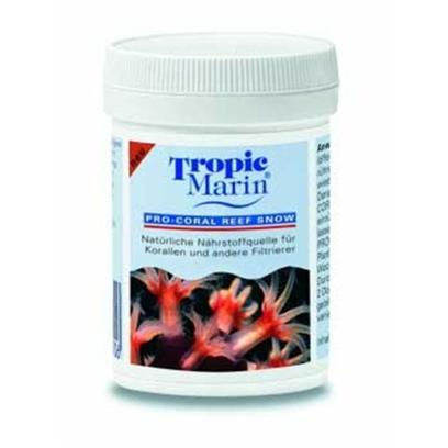 Tropic Marin Presents T Marin Pro Coral Reef Snow 100ml. Pro-Coral Reef Snow Greatly Increase and Maintain the Vitality and Color of Corals and Reef Clams while Providing Other Filter Feeding Animals with an Optimal Nutrient Source. Pro-Coral Reef Snow`S Central Function is a Vital Source of Nutrients on Natural Coral Reefs. [34614]