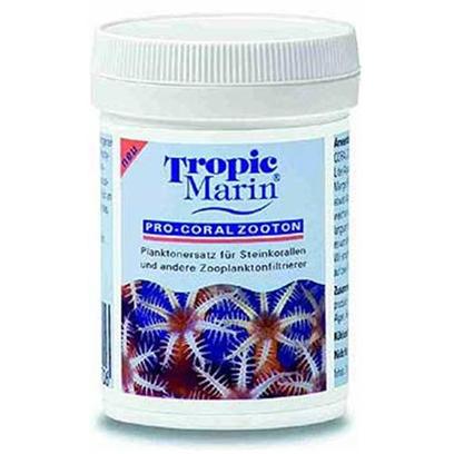 Tropic Marin Presents T Marin Pro Coral Zooton 100ml. Natural Zooplankton is an Important Source of Energy and Nutrients for Stony Corals and Other Plankton Filter Feeders. Pro-Coral Zooton is a Well-Balanced Plankton Replacement for Stony Corals, Specifically, Small-Polyped Stony Corals and Other Plankton Filter Feeders in a Saltwater Aquarium. It Consists Mainly of Selected Marine Ingredients Rich in Trace Elements and Minerals. Spirulina is Carotenoid-Packed and if Combined with Brewer's Yeast will Provide the Natural B Vitamin Requirements and, in Particular, Vitamin B 12. 100 Ml [34615]