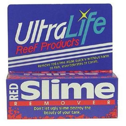 Ultralife Reef Presents Ultra Red Slime Remover 1/2oz. Don't Let Ugly'red Slime' Destroy the Beauty and Delicate Balance of your Aquarium. Now you can Finally Remove that Unsightly Red Algae Quickly without Harm to Fish, Invertebrates, Corals or Reef Inhabitants. Simple Add 'Red Slime Remover' and Watch the Brilliant Colors Come Back to your Aquarium as the Red Slime Disappears. Truly a Product you should not be Without. Red Slime Remover 250-300 Gal Treatment [34648]