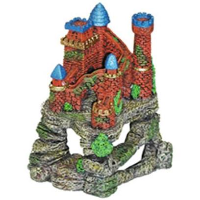 Blue Ribbon Presents Blue Ribbon (Br) Castle Fortress Cavern. Our Coral Fortress Sits Atop an Array of Large Swim-through Caverns and Caves and is Hand-Painted in Realistic Detail. Safe for all Aquariums.Featuring Large & Deep Caverns for your Aquatic Pets to Explore 6 X 5 X 7 1 [34707]