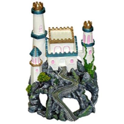 Blue Ribbon Presents Blue Ribbon (Br) Princess Castle Cavern Resin Ornament-Princess. "This Majestic Pearl White Princess Castle, Sits Atop an Array of Large Swim-through Caverns and Caves. Safe for all Aquariums."Featuring Large & Deep Caverns for your Aquatic Pets to Explore 6 X 7 X 8 1 [34715]