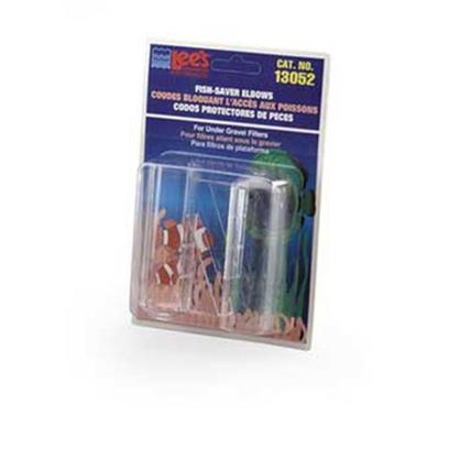Lee's Presents Lees Ug Elbow 1' 2pk. Replacement Parts and Additions for Existing Filter Systems. Fish Saver Elbows will Fit any 1" Uplift Tube [34876]