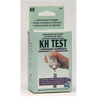 Aquarium Pharmaceuticals Presents Aquarium Pharmaceuticals (Ap) Test Kit Fwith Sw Carb Hardnes Freshwater/Saltwater Kh/Carbonate Hardness. Tests Tap Water & Fresh or Saltwater Aquariums for Carbonate Hardness (Kh). Helps Prevent Fish Stress Caused by Rapid Ph Shifts, the Result of Low Levels of Kh. Box of One Test Kit [35103]