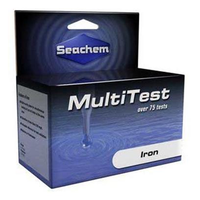 Seachem Laboratories Presents Seachem Multi Test Iron Kit Multitest. This Kit Measures Iron in Freshwater or Marine Water to Less than 0.05 Mg/L. Can also Measure Chelated Iron. Multitest™ Iron Performs over 75 Tests and Contains a Reference Sample for Validation [35180]