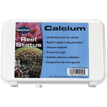 Seachem Laboratories Presents Seachem Reef Magnesium Kit Reefstat Magnesium/Carbonate/Borate Test. Four Kits in One! Tests for Magnesium through a Titration Based Procedure in Increments of 12.5 Mg/L. Tests for Carbonate Alkalinity, Borate Alkalintiy and Total Alkalinity in 0.1 Meq/L Resolution through a Titration Based Procedure. The Kit Resolves Borate from Carbonate and, Along with Magnesium, this Presents a Clear Picture of the Tank's Buffering Capacity as Well as a Very Reliable Determination of the Critical Carbonate Content Required for Coral and Coraline Growth. Each Kits can Perform 75 Determinations for Each Test. [35189]
