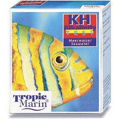 Tropic Marin Presents T Marin Test Kit Saltwater Kh. For the Determination of the Carbonate Hardness or the Alkalinity in Seawater. The Carbonate Hardness or Alkalinity Corresponds to the Buffer Capacity of the Aquarium Water and Therefore Determines the Stability of the Ph-Value in the Water. With these Tests the Carbonate Hardness and Alkalinity can be Measured with Precision in Dkh. The Test Liquids Show a Pronounced and Obvious Color Change and are Sufficient for Approx. 100 Tests. [35194]