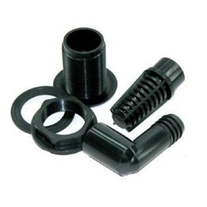 Lifegard Aquatics Presents Lifegard Aquatics (Lfgd) Bulkhead Kit 3/4' Black. Bulkhead Kit. Includes Bulkhead Fitting, Strainer, Elbow [35224]