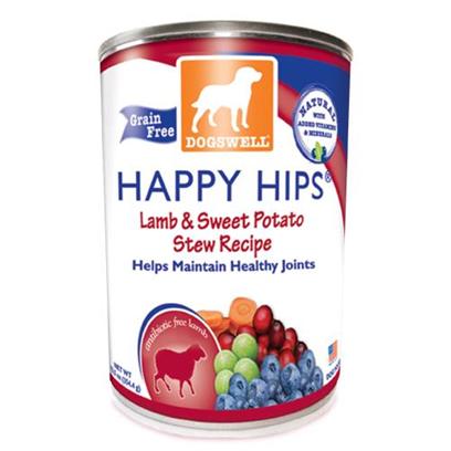 Dogswell Presents Dogswell Happy Hips Canned Food 12/13oz Cans Lamb & Sweet Potato-13oz Cans/Case of 12. Dogswell Happy Hips Canned Food 12/13oz Cans, with Three Choices One is Sure to Please your Dog! [35547]