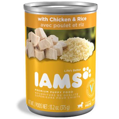 P&G Presents Iams Proactive Health Puppy Ground Dinner with Chicken & Rice Din 12/13.2oz. Iams Proactive Health Puppy Ground Dinner with Chicken & Rice, Puppies Love the Taste and Nutrition of a Homemade Meal. [35561]