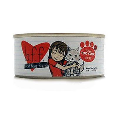 Weruva Presents Best Feline Friend Tuna Too Cool Tray 5.5oz Trays-8 Pack. Bff Cat Food is the Purr-Fect Meal to Keep your Pet Happy and Healthy. Meeting the Aafco Nutritional Profile Requirements for Adult Maintenance, this Meal is Certified to be Complete and Balanced in Nutrients to Boost your Pet’S Energy and Maintain Vitality. Available in Great Flavors Like Tuna, Tuna and Shrimp, Tuna and Salmon, Tuna and Tilapia, Tuna and Vegetables, and Tuna and Chicken, your Cat is Sure to Find a New Favorite!Best Feline Friend Cat Food is a Great Choice for the Discerning Pet Owner. Primary Protein Source Tuna Analysis Moisture (Max)83.00% Crude Protein (Min)12.00% Crude Fat (Min)2.00% Crude Fiber (Max)0.20% Ash (Max)2.00% Taurine (Min)0.05% Calcium (Max)0.25% Magnesium (Max)0.13% Phosphorus (Max)0.20% [35659]