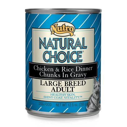 Nutro Presents Nutro Natural Choice Large Breed Lamb/Rice Dog Food 12/12.5oz. Natural Choice® Limited Ingredient Diet Large Breed Adult Lamb & Rice Formula Chunks in Gravy Dog Food is Formulated to Provide Complete and Balanced Nutrition for Adult Dogs More than 50 Lbs. We Include all of the Essential Vitamins and Minerals your Dog Needs to Support a Healthy Immune System and Overall Good Health. For a Great Taste, we Use Highly Digestible Rice and Real Lamb. We also Include Linoleic Acid and Zinc for Skin and Coat Health. It’S the Premium, Natural Nutrition your Large Breed Dog Deserves for a Healthy, Happy and Long Life. [36019]