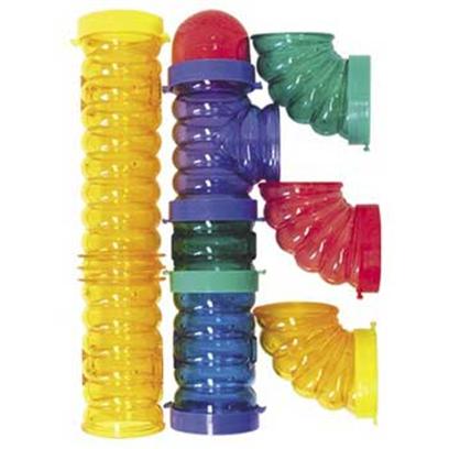 Super Pet Presents Crittertrail Pak Pak-8pc. " Make your Crittertrail Home Even More Incredible with the Vibrantly Colored Fun-Nels you Receive in Crittertrail Fun-Nels Value Packs! This Value Pack Gives you Three Fun-Nels Elbows, Three Sizes of Fun-Nels Tubes, a Fun-Nels Tee, Fun-Nels Rings, and a Fun-Nels Bubble-Plug. Add on Other Fun-Nels Value Packs to Increase the Fun in your Pet's Super Cool Home! With the Fun-Nels Value Packs, you can Give your Crittertrail Home all the Twists and Turns you Need to Turn your Crittertrail Home into a Fantastically Fun, Fun-Nel City!" Assorted [36364]