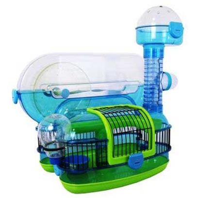 Jw Pet Company Presents Petville Habitat Roll-a-Coaster. Also Features a Second Story Loft, Petting Pod, Durable Food Dish, Wraparound Wire Wall, Lookout, Modular, Add-a-Feature Design and the Dwarf Hamster Tube Especially Made for Extra Small Pets. [36381]