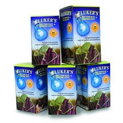 Fluker Labs Presents Fluker Labs (Fluk) Blue Daylight Bulb 100watt. Daylight Bulb that Provides Heat and Uva (Wavelengths that Stimulate Normal Feeding Behavior) for Reptiles and Amphibians. The Uncoated Blue Glass Maximizes Heat Transfer. [36474]