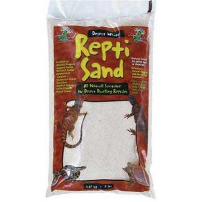 Zoo Med Laboratories Presents Zoo Repti Sand White Repti-Sand Substrate-Desert 10lb. Our Repti Sand is Available in Two Natural Colors with no Added Dyes or Chemicals. It Stimulates Natural Digging and Burrowing Behavior and is an Excellent Heat Conductor. Repti Sand Creates a Very Naturalistic and Attractive Environment for Desert Reptile Species. Great for Bearded Dragons, Sand Boas, Soft Shell Turtles, Etc. [36564]