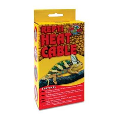 Zoo Med Laboratories Presents Zoo Heat Cable Repti-Care 50watt 23ft. Zoo Med's New Repti Heat Cable Allows you to Put the Heat Right where you Need It. Wrap it Around Branches or Cage Furniture, or Use it Underneath the Tank or in Breeder Racks. Flexible, Water Resistant, and Durable, Repti Heat Cable has Numerous Uses for the Professional or the Hobbyist. Use in Wood, Plastic, or Glass Terrariums. Low Wattage, and Very Economical to Operate. 50 Watt is 23' (7m). [36587]