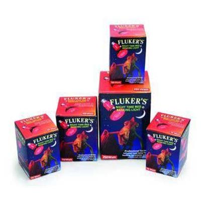 Fluker Labs Presents Fluker Labs (Fluk) Red Night Spot Bulb 75watt Basking Lamp. Infrared Heat Lamp for Heating Terrariums and Nocturnal Viewing. [36615]