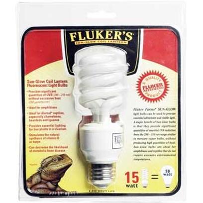 Fluker Labs Presents Fluker Labs (Fluk) Sunglow Coil Bulb 10.0 Uvb Compact Fluor. Under Natural Conditions, the Sun Produces Ultraviolet B (Uvb) Radiation. Uvb Radiation is Needed to Produce Vitamin D. In Captivity, Reptiles that have Poor Lighting Conditions can Develop Life-Threatening Diseases. Sun Glow Fluorescent Bulbs Provide Essential Ultraviolet B Radiation for Captive Reptiles and Amphibians. These Bulbs Generate More Uvb (> 250 Watts/Cm) than Competitor's 5.0 Fluorescent Tubes (> 250 Watts/Cm)! Sun Glow Bulbs should be Used in Combination with Repta-Sun Incandescent Bulbs which can be Used to Regulate the Environmental Temperature. [36624]