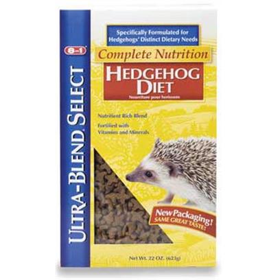 8 in 1 Presents Hedgehog Ultra Blend Select Diet 22oz. Further Enhance the Diversity of your Pet's Diet by Adding Ultra-Blend Pro Fruit N' Veggie can Treat for Hedgehogs. Formulated Specifically for Hedgehogs, the Combination of Ultra-Blend Diets and Treats Guarantees your Pet Maximum Freshness and Nutrition for the Best Health. [36751]