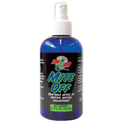 Zoo Med Laboratories Presents Zoo Mite off 8oz. Controls Mites in Captive Reptile Collections. Mite off Contains Colloids, Small Electrically Charged Molecules that can Penetrate and Disrupt Simple Organisms Like Mites. Completely Non-Toxic and Safe for the Water Supply and Environment (no Epa Listed Pesticide Ingredients). Mite off has no Effect on Vertebrate Species and Other Complex Organisms Including Humans, Reptiles, Dogs, Cats, and Plants. [36819]