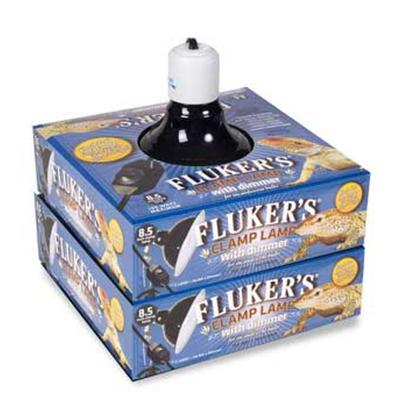 Fluker Labs Presents Fluker Labs (Fluk) Dimmable Clamp Lamp Repta-Clamp 5.5'. Fluker's Clamp Lamp with Dimmable Switch is Ideal for Adjusting the Heat and Light for your Pet. The Lamp Comes Equipt with Ceramic Sockets that are Rated for Incandescent Bulbs (150 Watt Maximum) [36940]