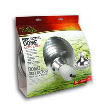 R-Zilla Presents R-Zilla (Rzil) Dome Reflector Silver Ceramic 8.5'. Affordable, Safe for Reptile Heat or Light Bulbs Long Lasting Ceramic Sockets Withstand High Heat Convenient 6-Ft Power Cord Durable, Safe Fixtures for the Starter or Budget Terrarium a Definite Step Up from Hardware Store Fixtures, these Domes are Specifically Designed for the Heating and Light Needs of Reptile Terrariums. Premium Ceramic Light Sockets Tolerate Extreme Temperatures from Daylong Operation of Reptile Heating Bulbs. Solid Aluminum Reflectors Keep their Silver Color over Years of Use. Each may Simply be Set on Top of the Terrarium's Screen Cover. Pair these Products with an R-Zilla Power Controller (Sold Separately) for Programmable on/off Cycling. Size- 8.5 Inch / Dimensions- L9.50 W6.00 H11.25 [36954]