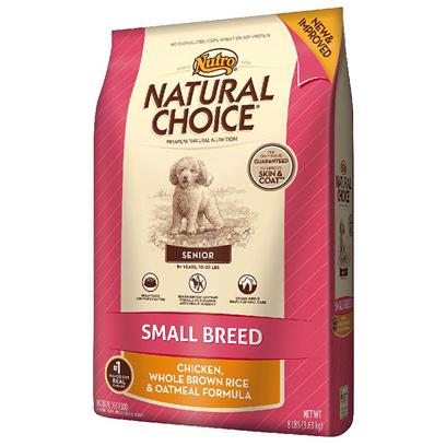 UPC 079105103350 product image for Nutro Natural Choice Small Breed Senior Chicken, Whole Brown Rice & Oatmeal Form | upcitemdb.com